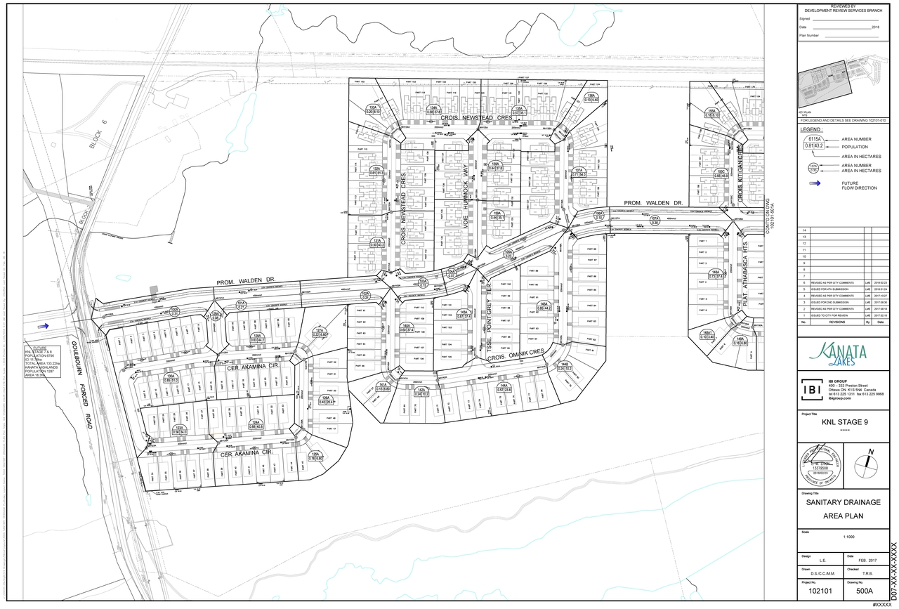 Construction site plan for project from page 97 of the file 'KNL - Ph 9 Design Brief 2018-08-22'