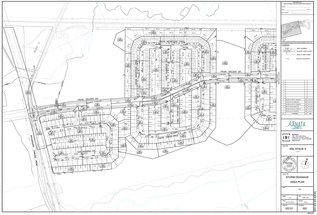 Construction site plan for project from page 110 of the file 'KNL - Ph 9 Design Brief 2018-08-22'