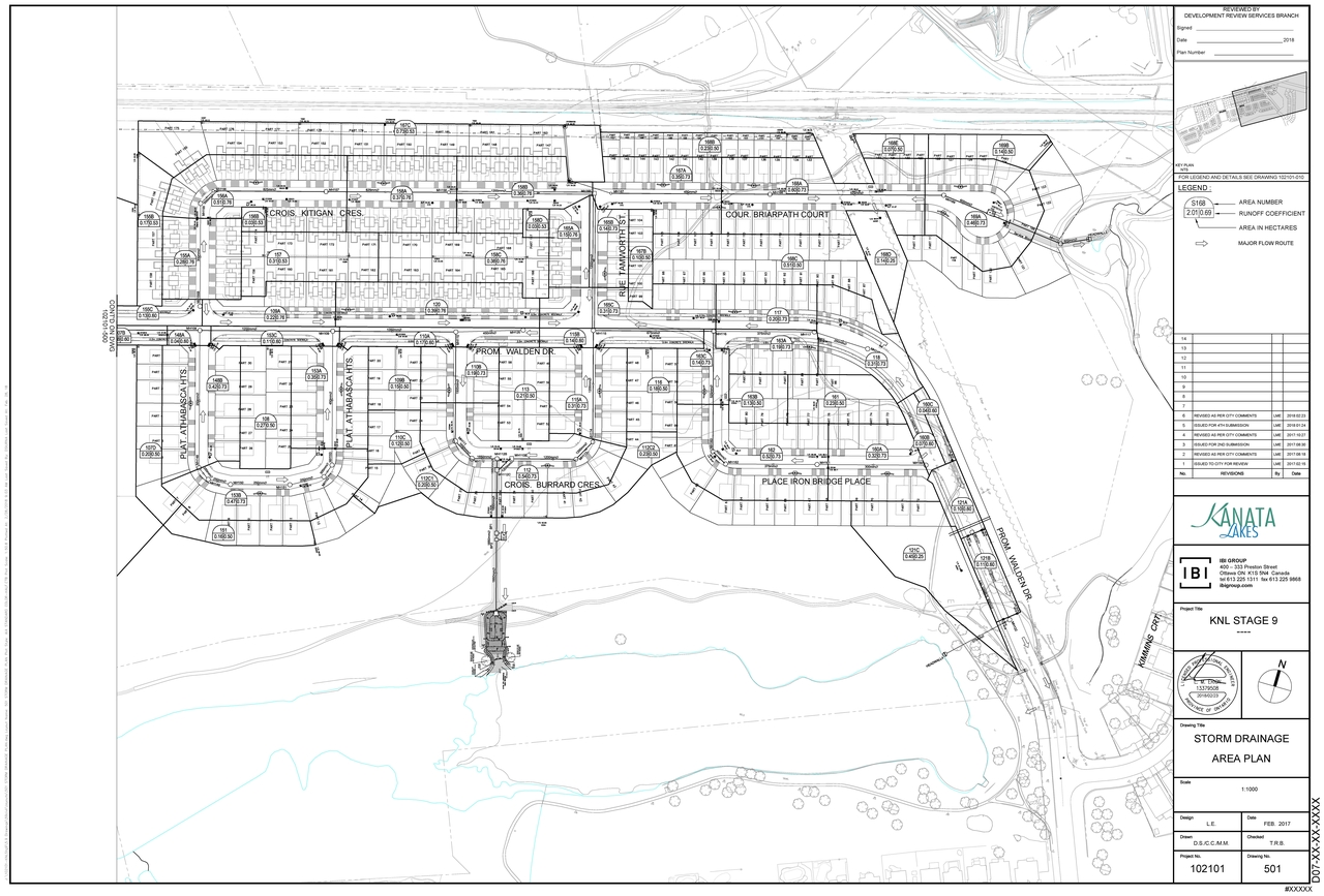 Construction site plan for project from page 111 of the file 'KNL - Ph 9 Design Brief 2018-08-22'