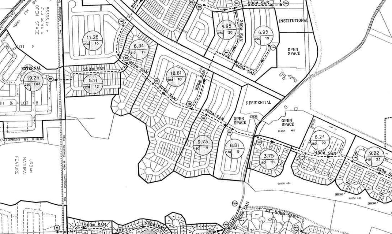 Construction site plan for project from page 91 of the file 'KNL - Ph 9 Design Brief 2018-08-22'