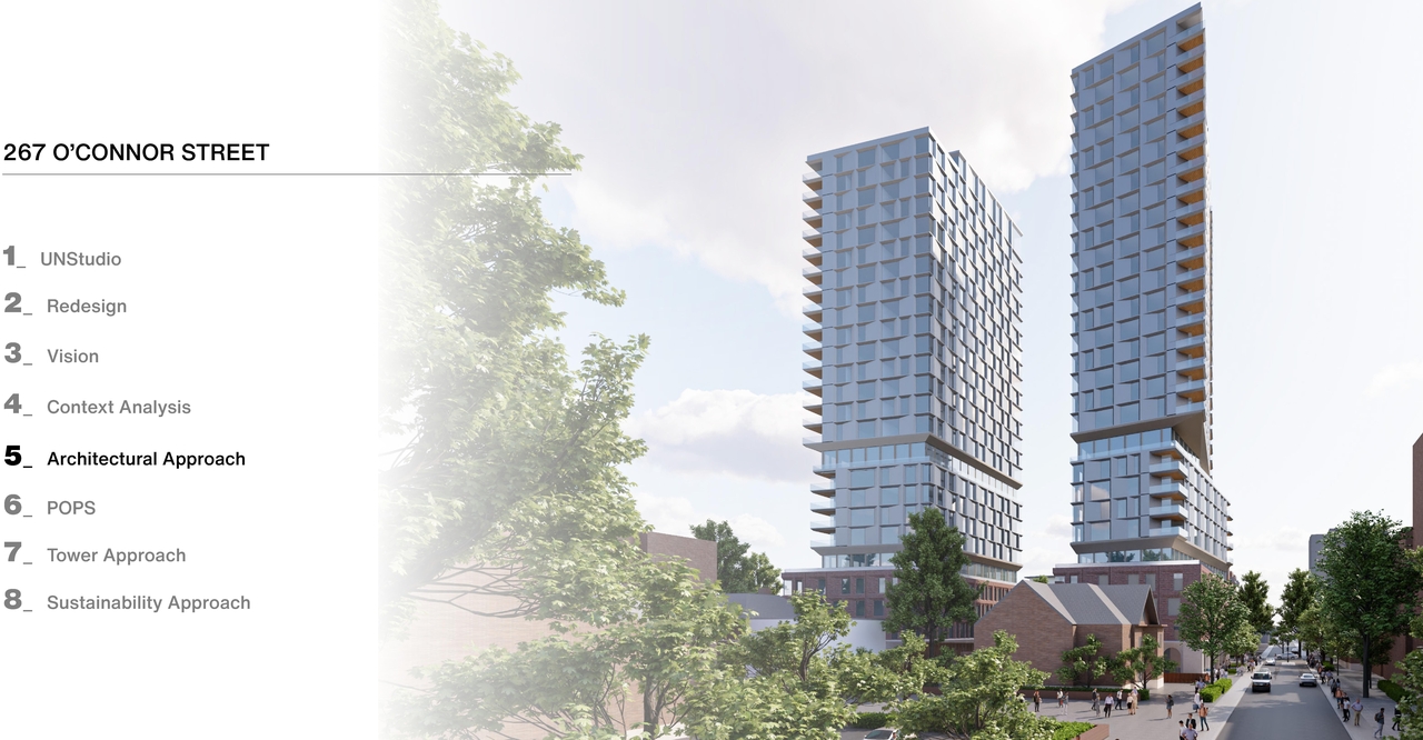 Rendering of building from page 20 of the file '2025-09-03 - SDRP Design Brief - Package 3 - D01-01-20-0019'