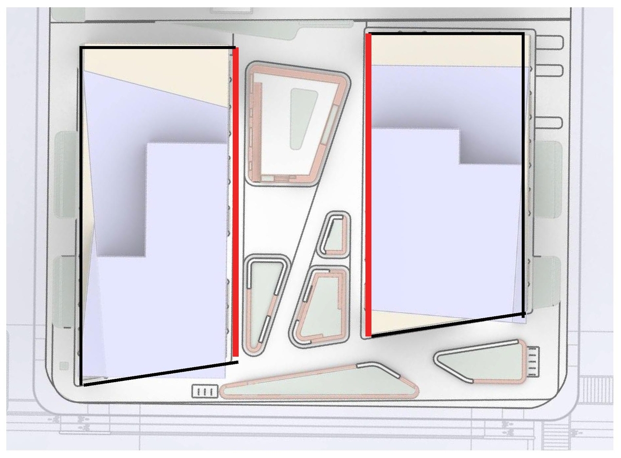 Construction site plan for project from page 26 of the file '2025-09-03 - SDRP Design Brief - Package 3 - D01-01-20-0019'