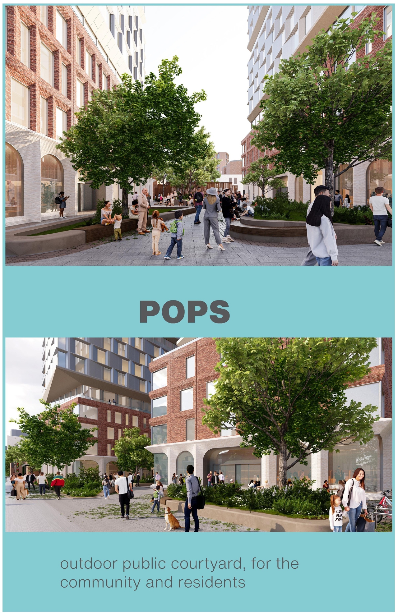 Rendering of building from page 34 of the file '2025-09-03 - SDRP Design Brief - Package 3 - D01-01-20-0019'