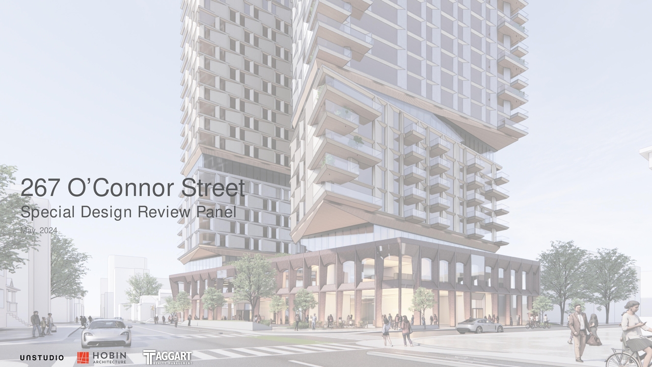 Rendering of building from page 1 of the file '2024-05-07 - Special Design Review Panel Presentation - D01-01-20-0019'