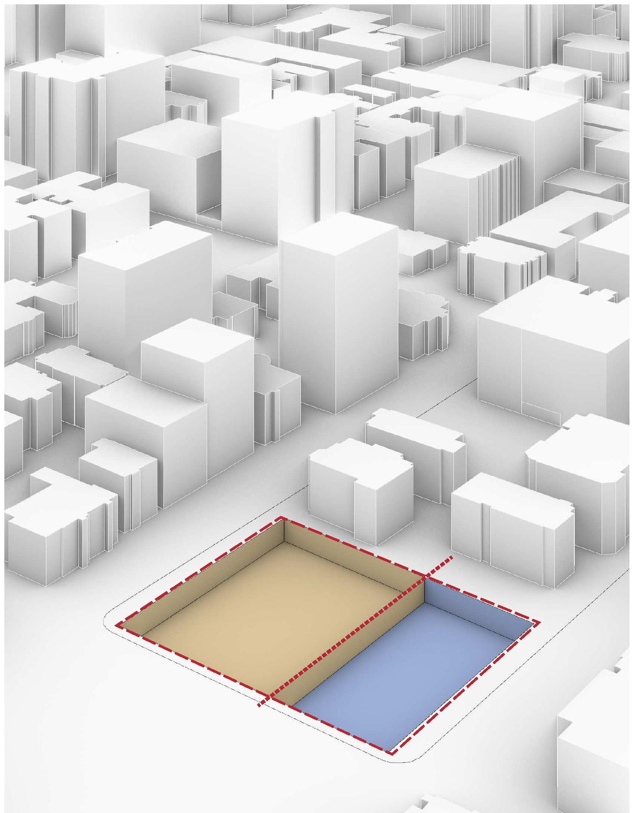 Construction site plan for project from page 22 of the file '2024-05-07 - Special Design Review Panel Presentation - D01-01-20-0019'