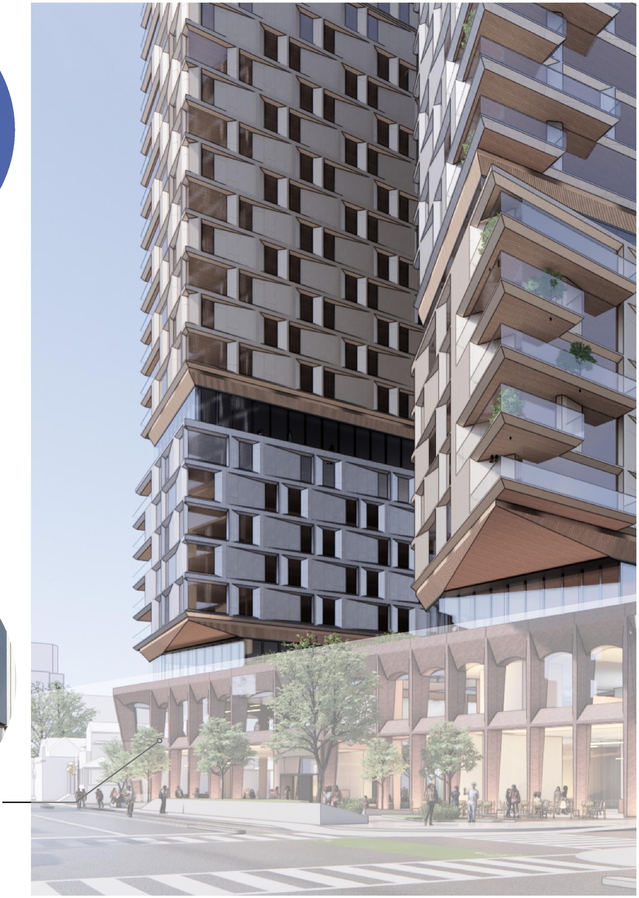 Rendering of building from page 54 of the file '2024-05-07 - Special Design Review Panel Presentation - D01-01-20-0019'