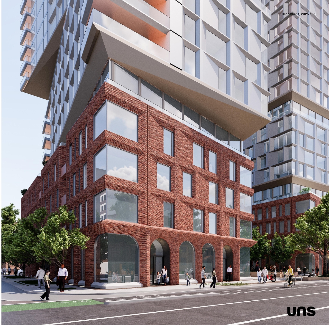 Rendering of building from page 2 of the file '2025-12-04 - Design Brief - D01-01-20-0019'