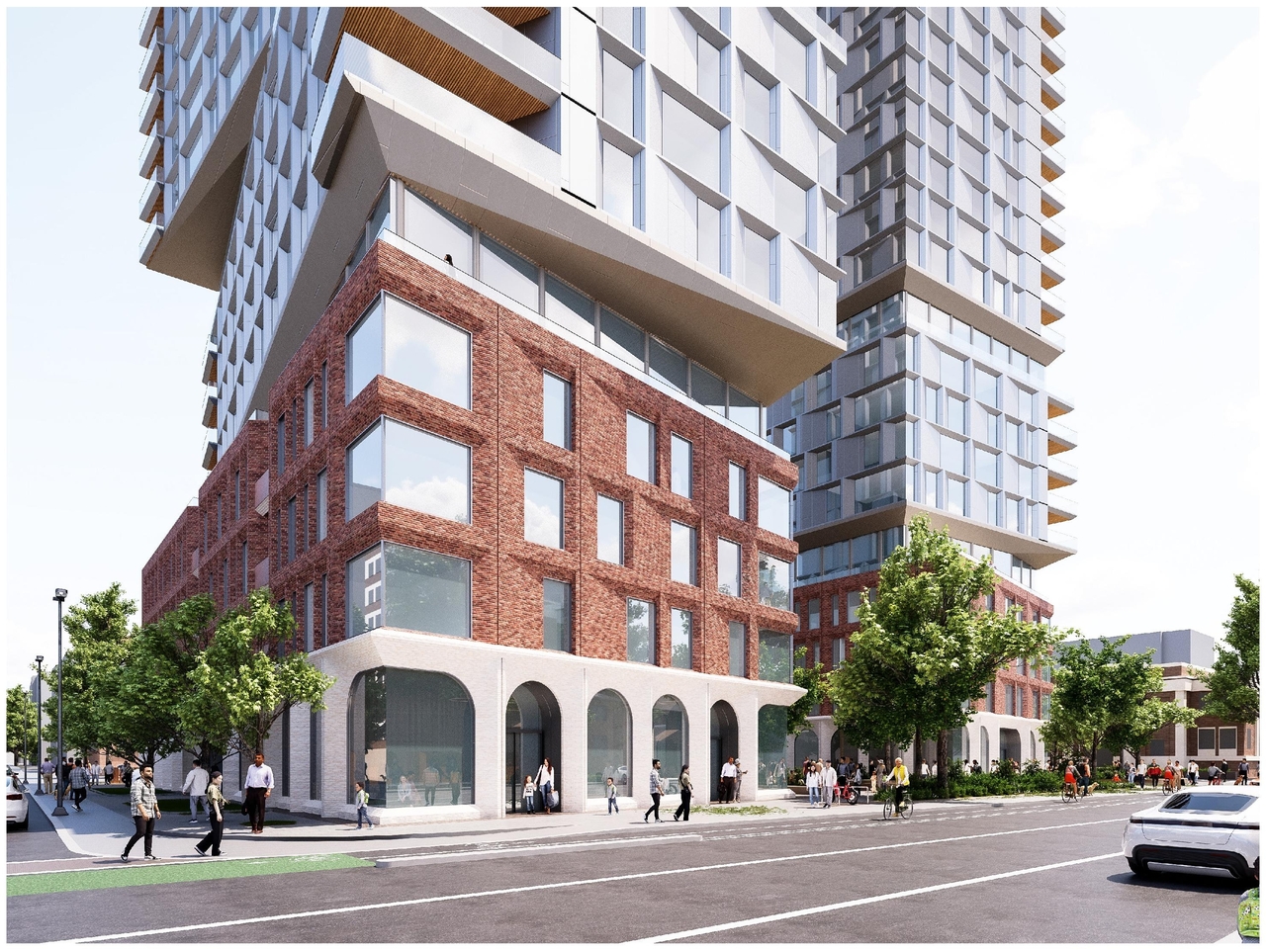 Rendering of building from page 6 of the file '2025-12-04 - Design Brief - D01-01-20-0019'