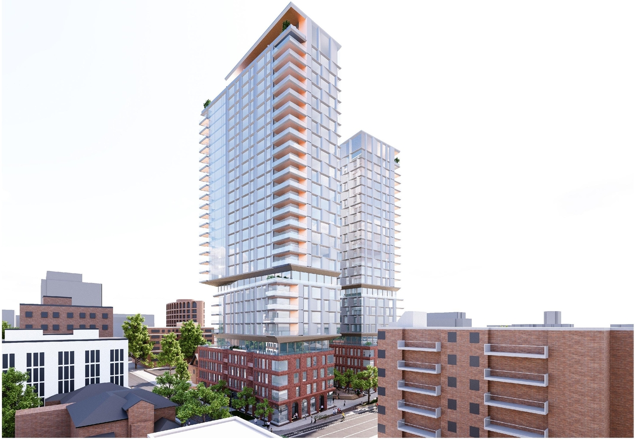 Rendering of building from page 9 of the file '2025-12-04 - Design Brief - D01-01-20-0019'