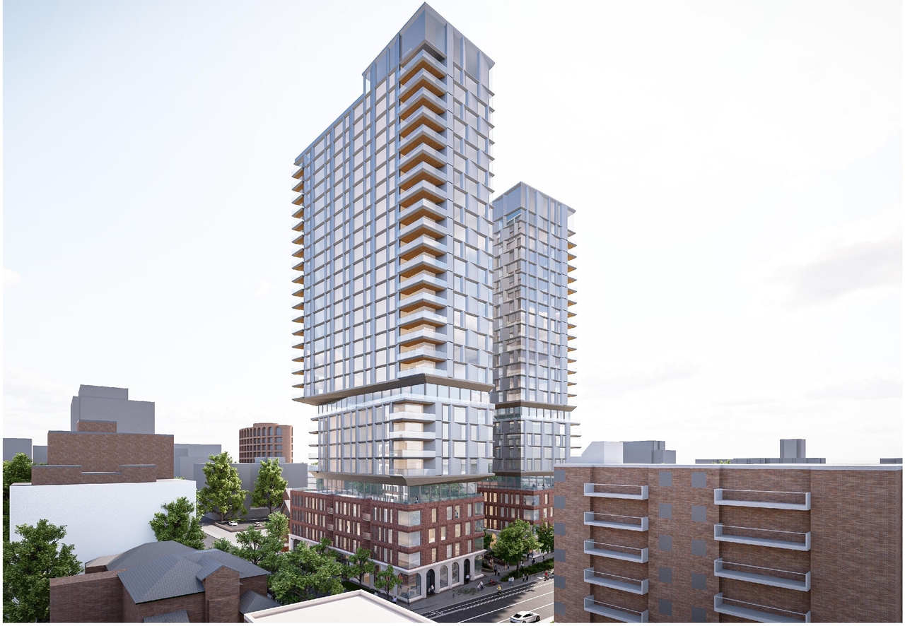 Rendering of building from page 9 of the file '2025-12-04 - Design Brief - D01-01-20-0019'