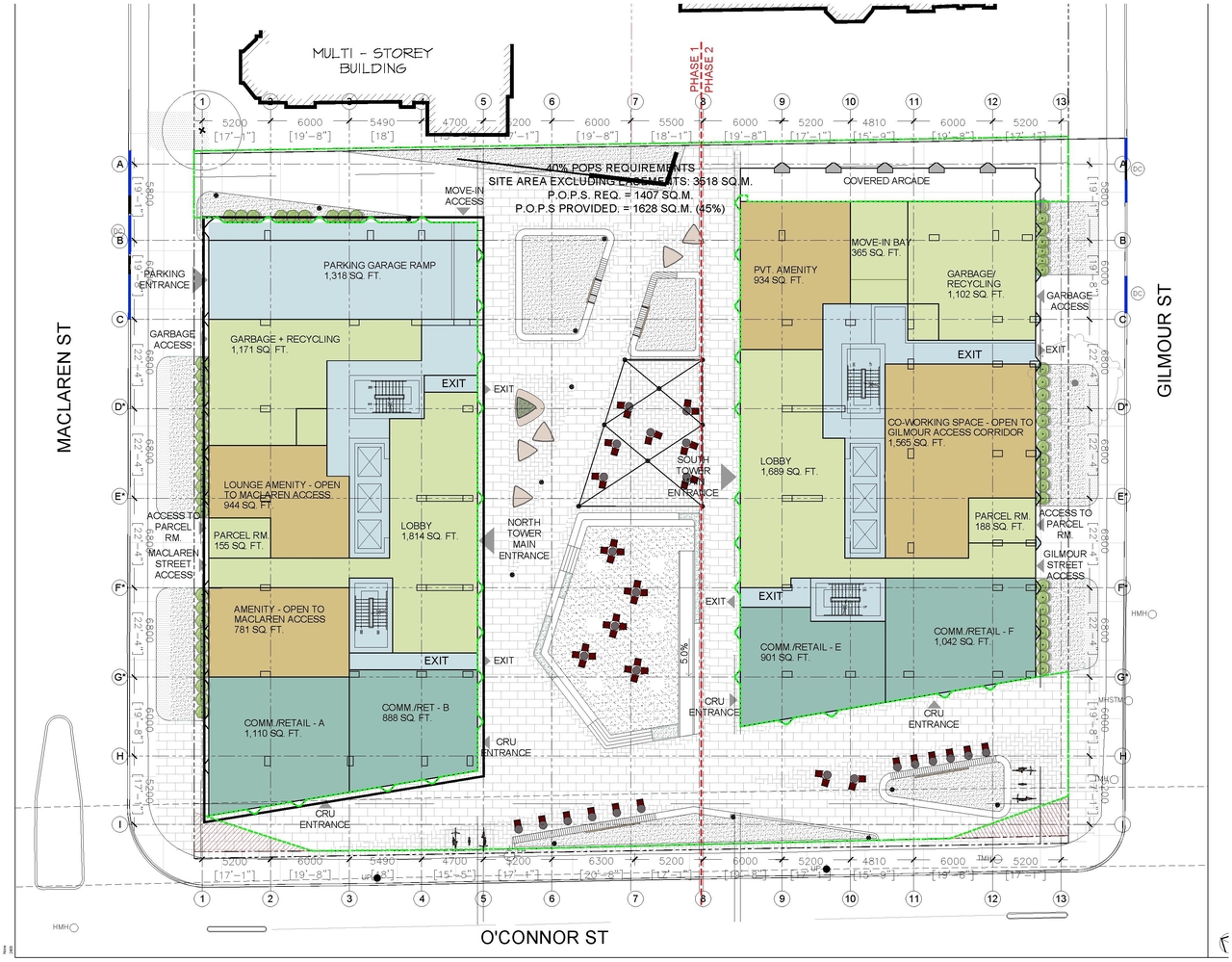 Construction site plan for project from page 11 of the file '2025-12-04 - Design Brief - D01-01-20-0019'