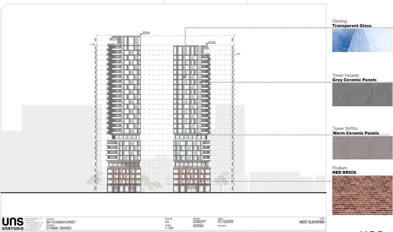 Rendering of building from page 14 of the file '2025-12-04 - Design Brief - D01-01-20-0019'