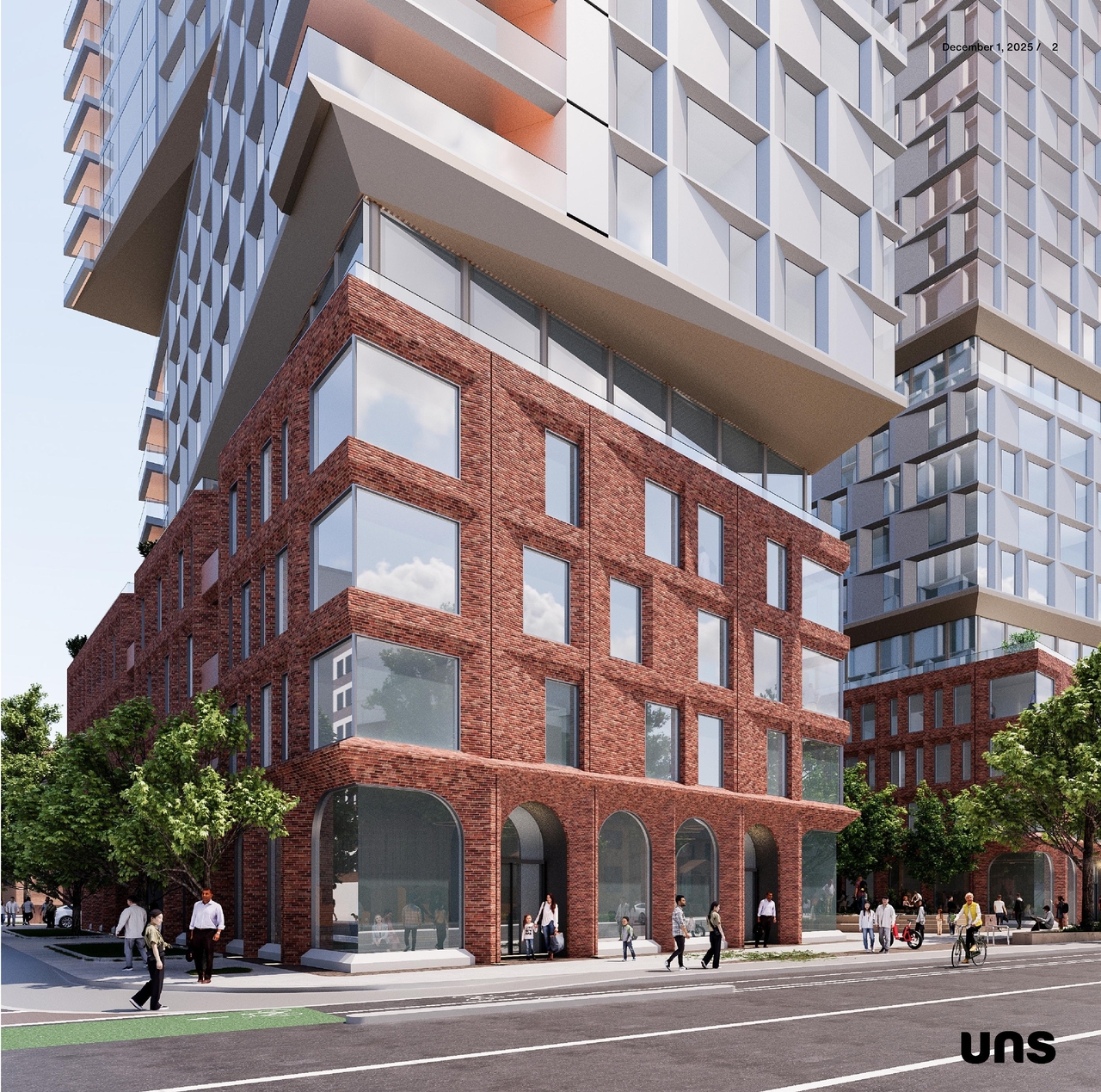 Rendering of building from page 2 of the file '2025-12-04 - Design Brief - D01-01-20-0019'