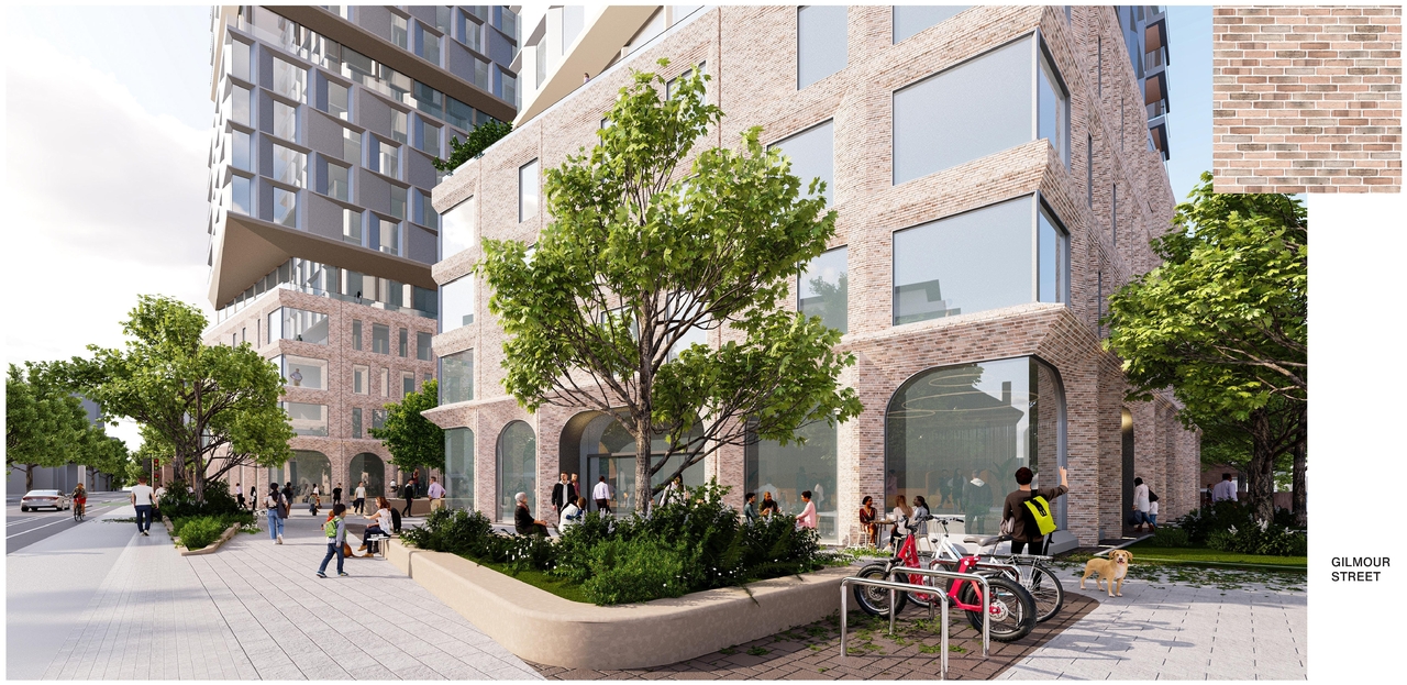 Rendering of building from page 21 of the file '2025-12-04 - Design Brief - D01-01-20-0019'