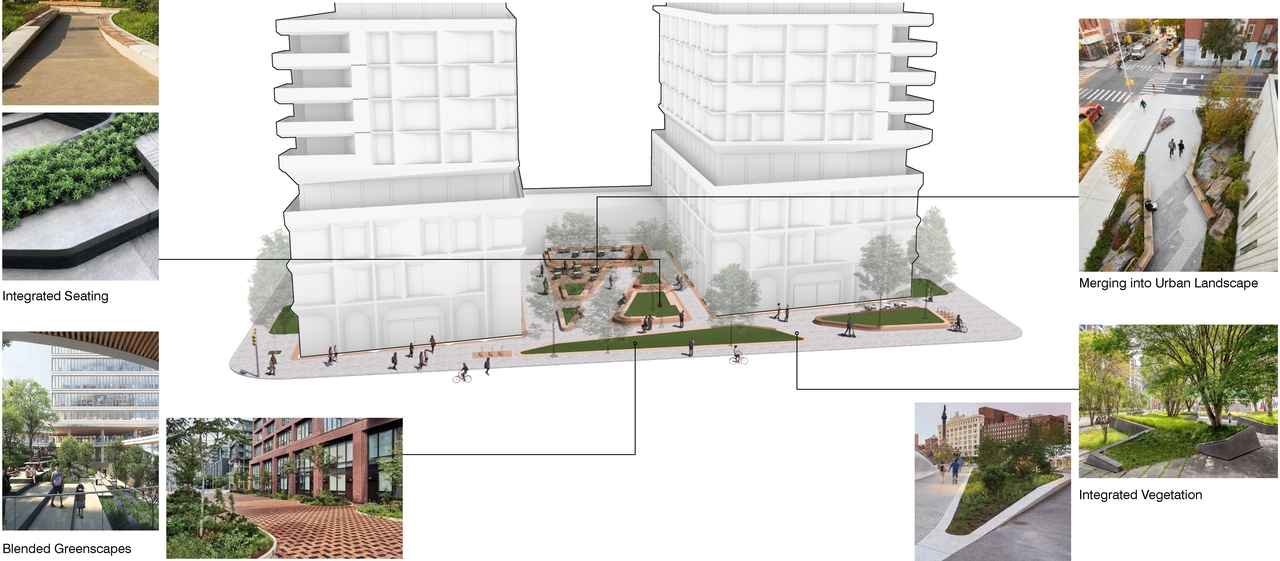 Rendering of building from page 39 of the file '2025-02-24 - Design Brief - D01-01-20-0019 & D02-02-20-0101'