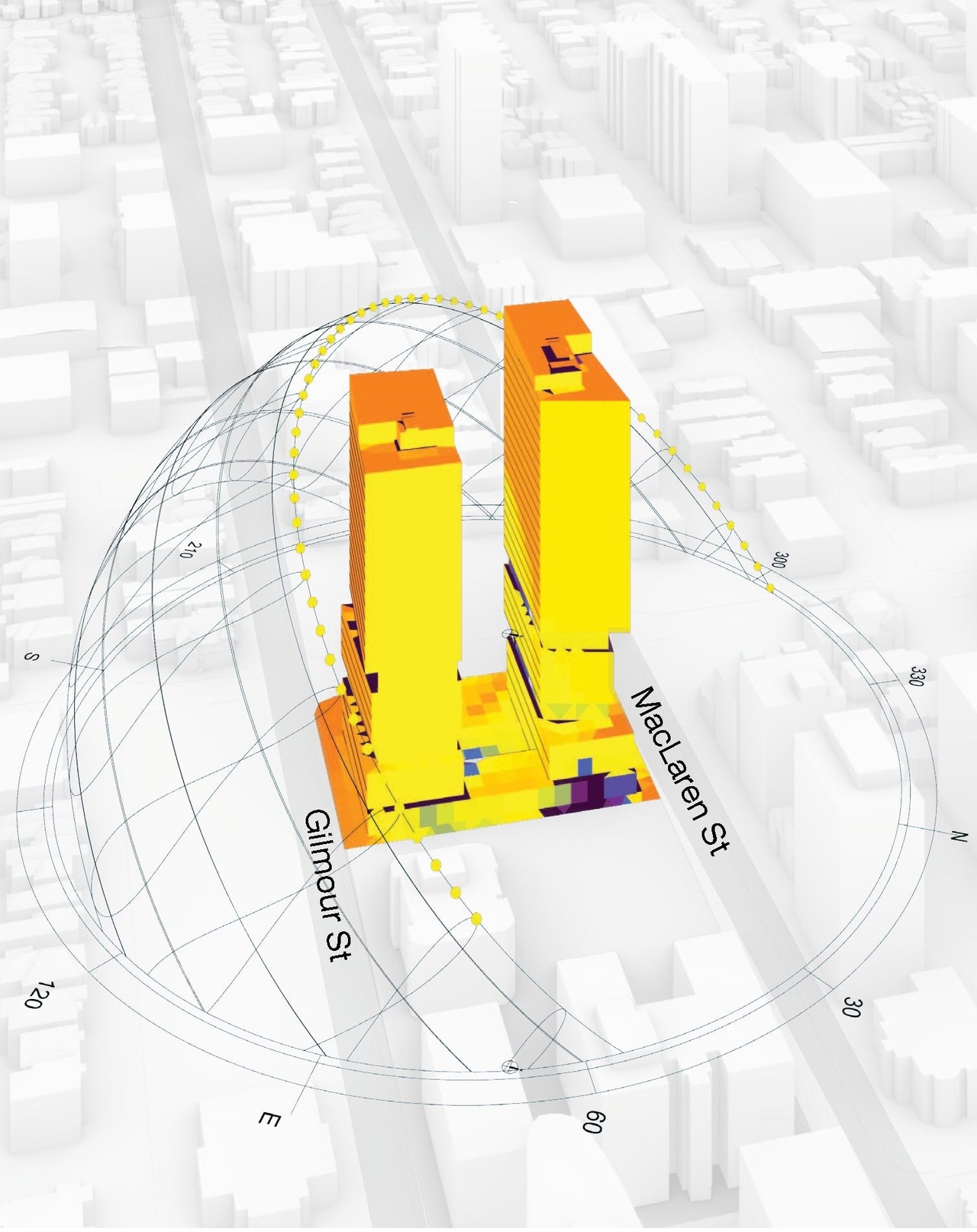 Construction site plan for project from page 71 of the file '2025-02-24 - Design Brief - D01-01-20-0019 & D02-02-20-0101'