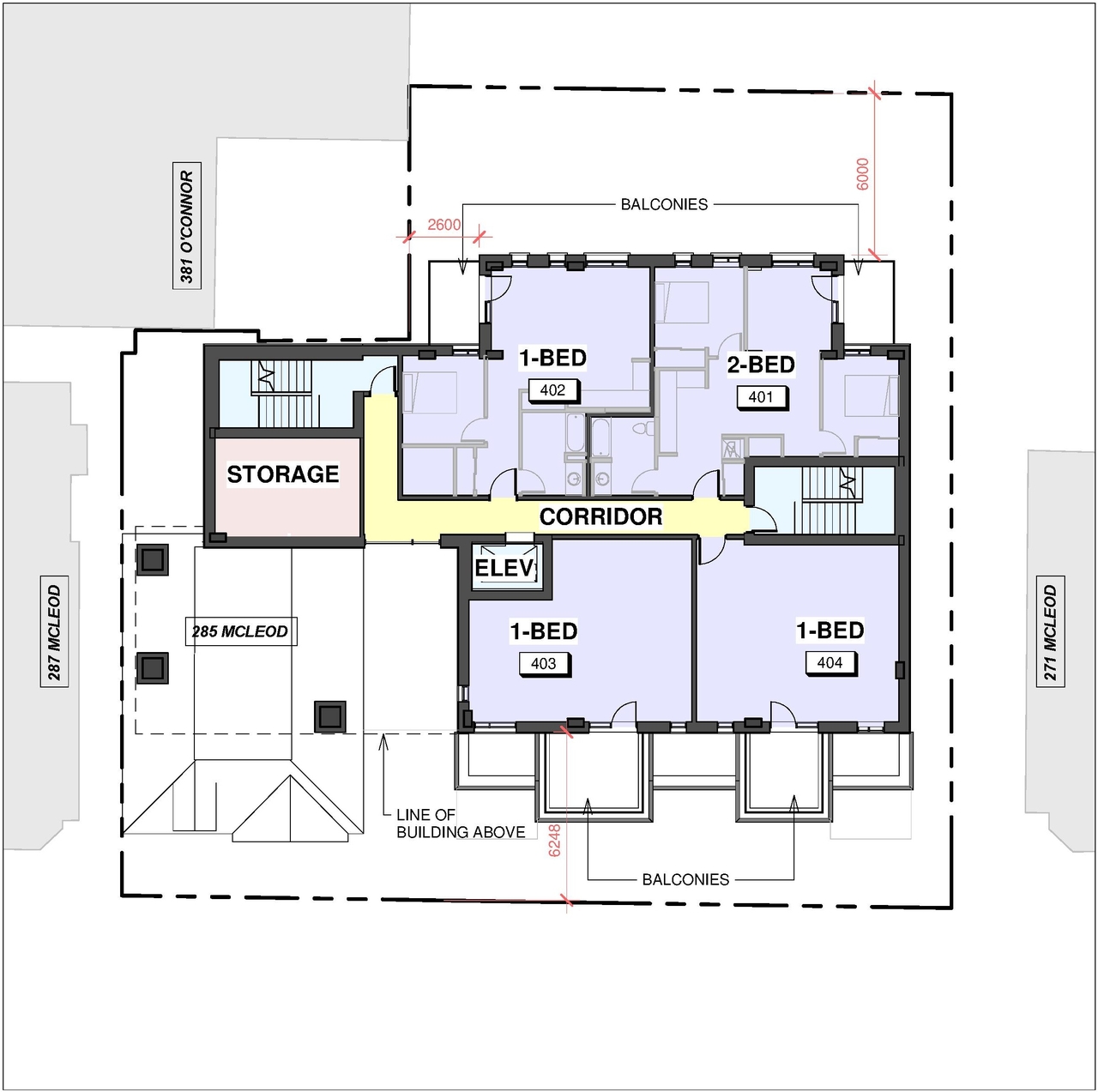 Floor plan for project from page 29 of the file '2021-08-19 - Architectural Package and Design Brief - D01-01-21-0014'
