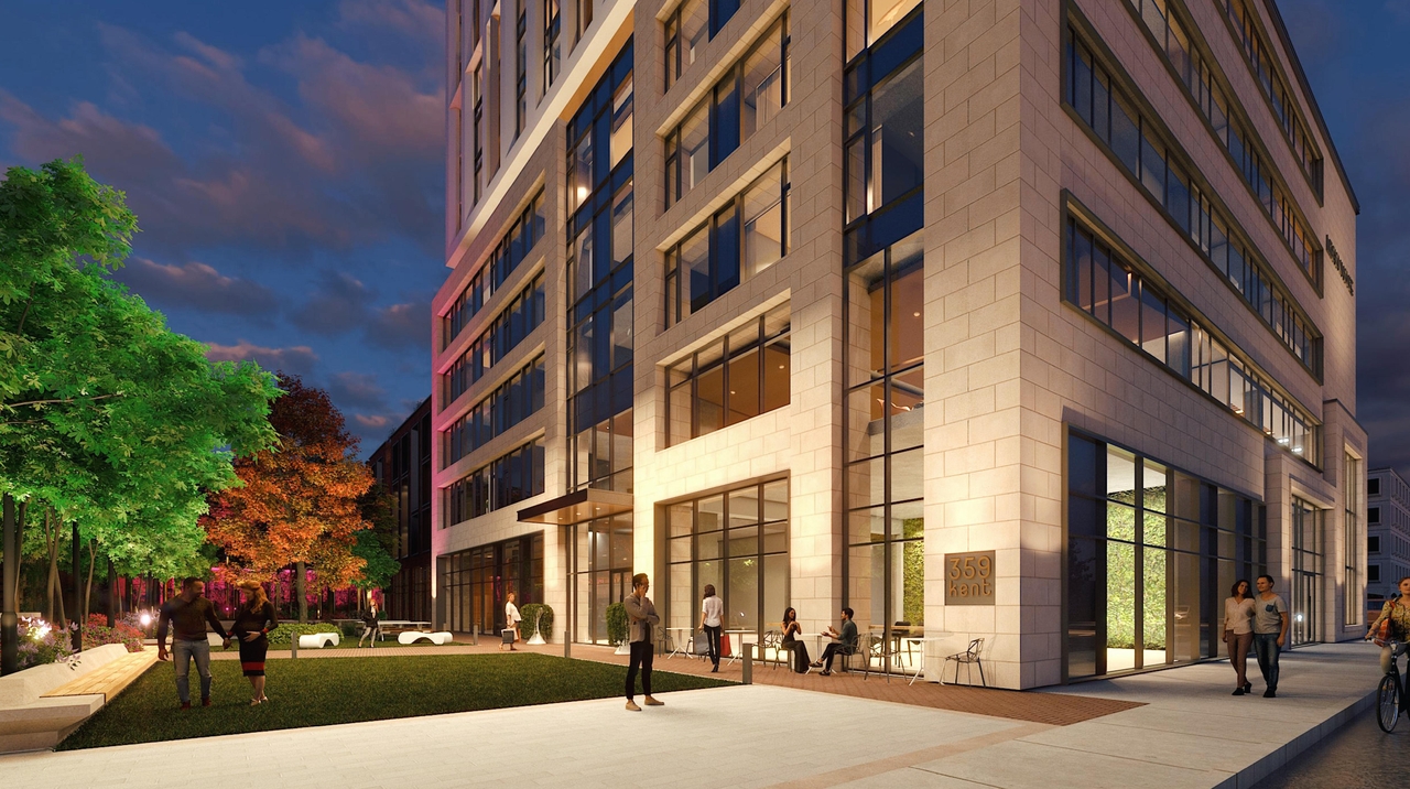 Rendering of building from page 14 of the file '2023-08-01 - Rendered Views - D01-01-21-0015'