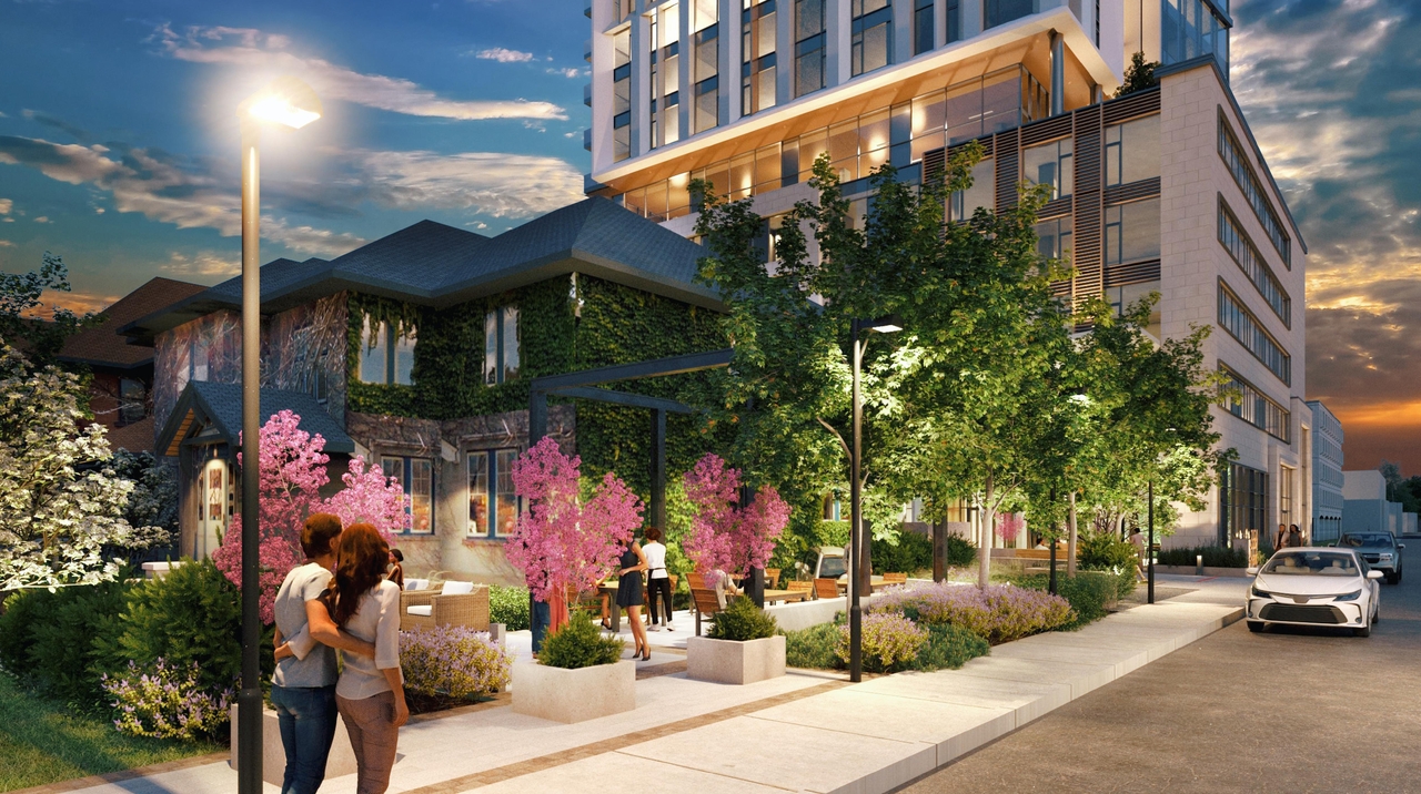 Rendering of building from page 11 of the file '2023-03-20 - Rendered Views - D01-01-21-0015'