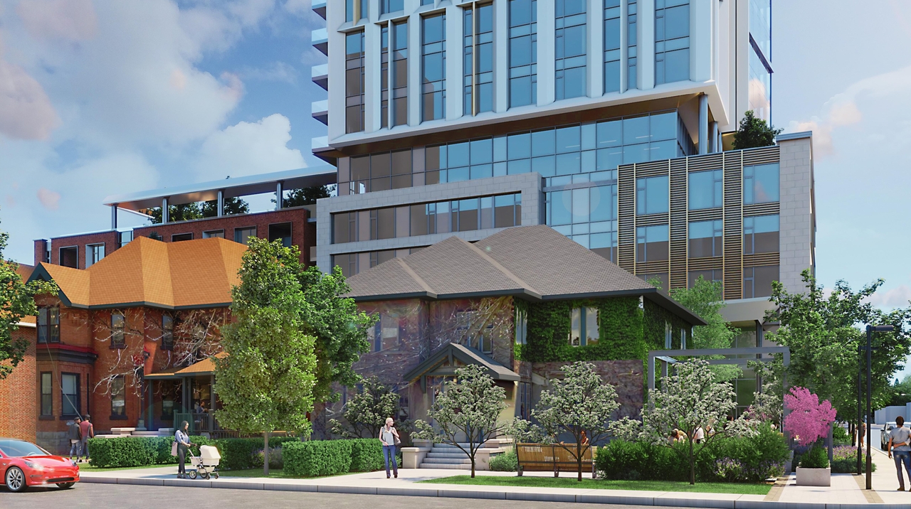 Rendering of building from page 14 of the file '2023-03-20 - Rendered Views - D01-01-21-0015'