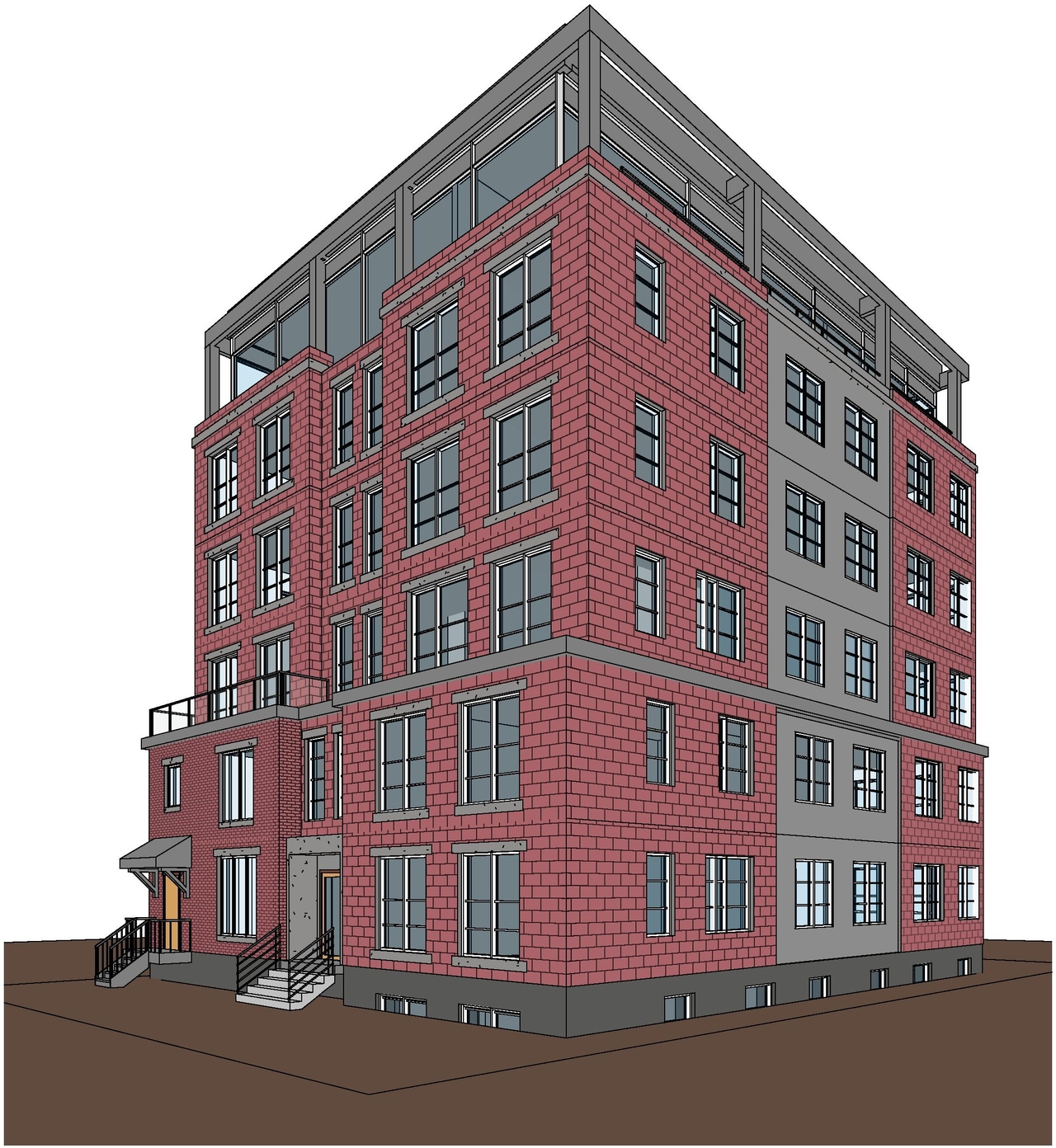 Rendering of building from page 18 of the file '2021-12-24 - UDRP Package - D01-01-21-0016'