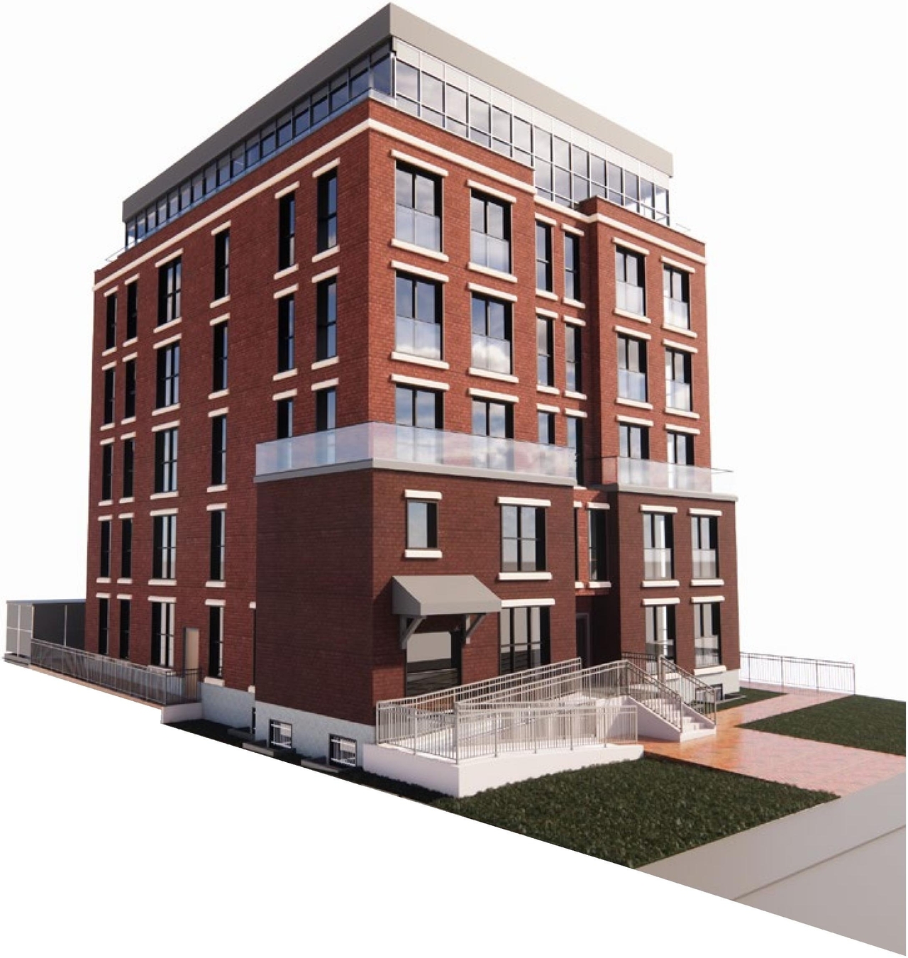Rendering of building from page 20 of the file '2021-12-24 - UDRP Package - D01-01-21-0016'