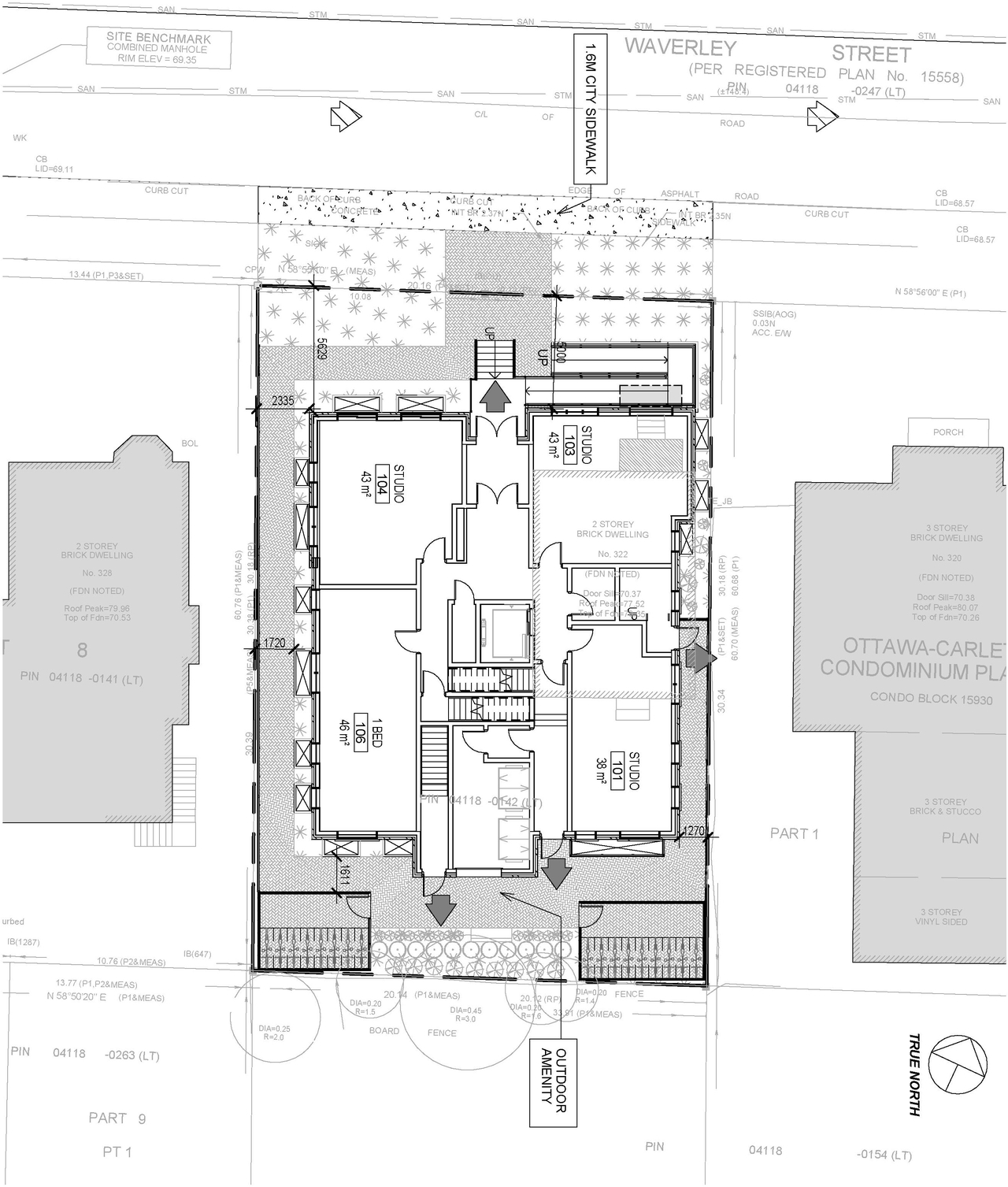 Floor plan for project from page 21 of the file '2021-12-24 - UDRP Package - D01-01-21-0016'