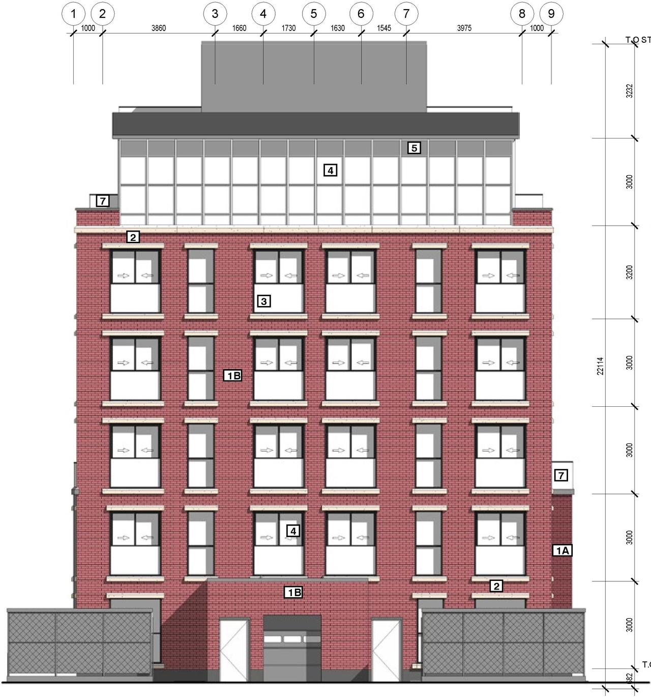 Rendering of building from page 28 of the file '2021-12-24 - UDRP Package - D01-01-21-0016'
