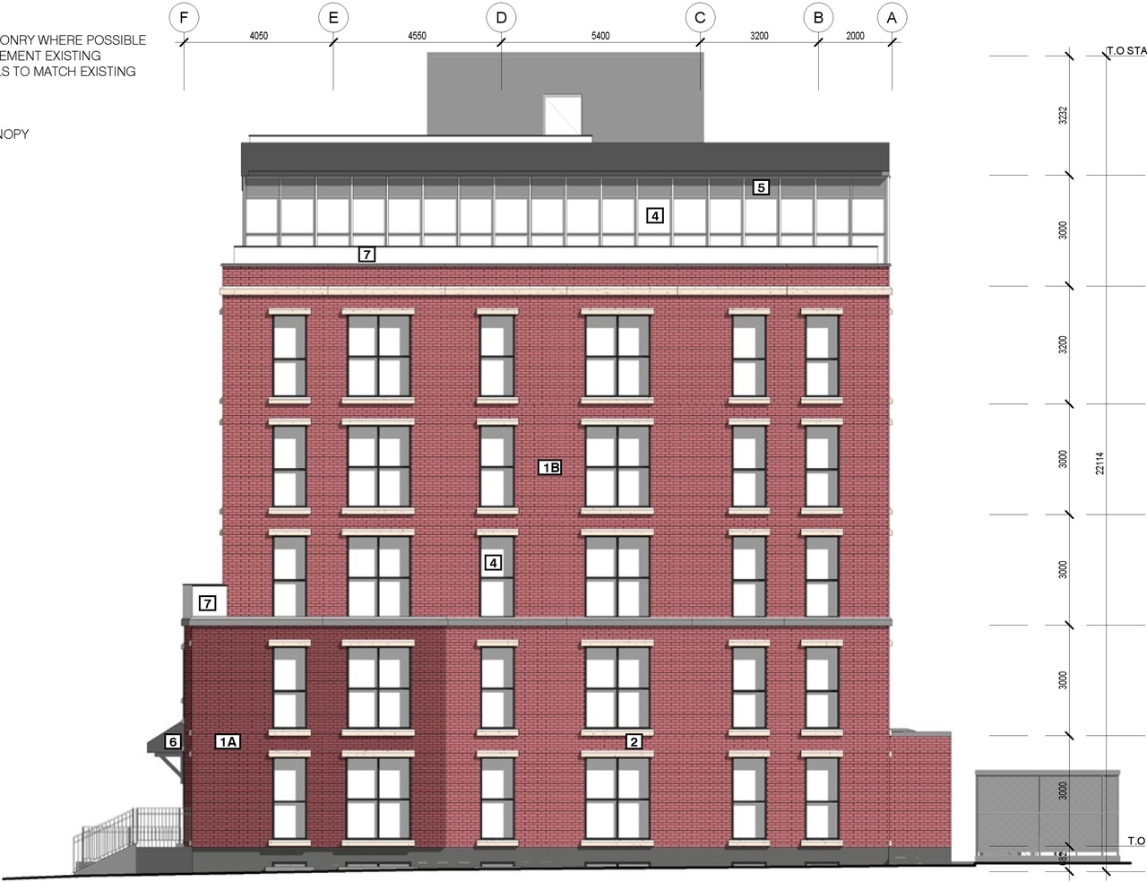 Rendering of building from page 29 of the file '2021-12-24 - UDRP Package - D01-01-21-0016'