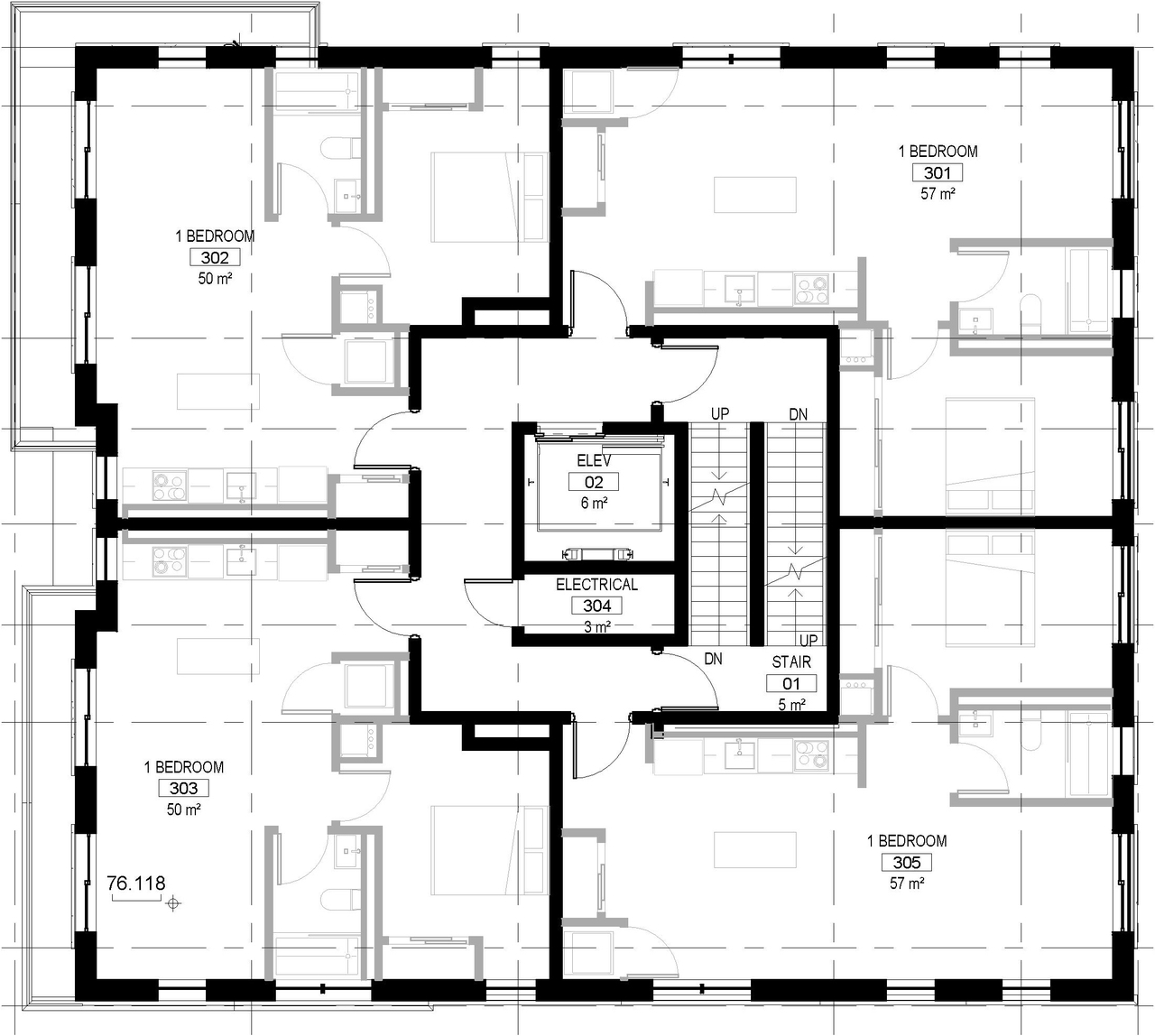 Floor plan for project from page 33 of the file '2021-12-24 - UDRP Package - D01-01-21-0016'