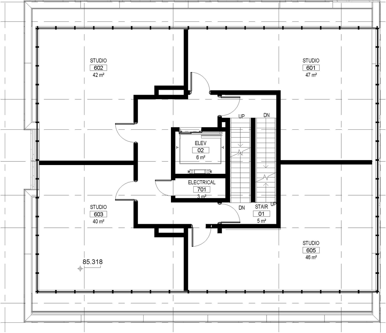 Floor plan for project from page 36 of the file '2021-12-24 - UDRP Package - D01-01-21-0016'