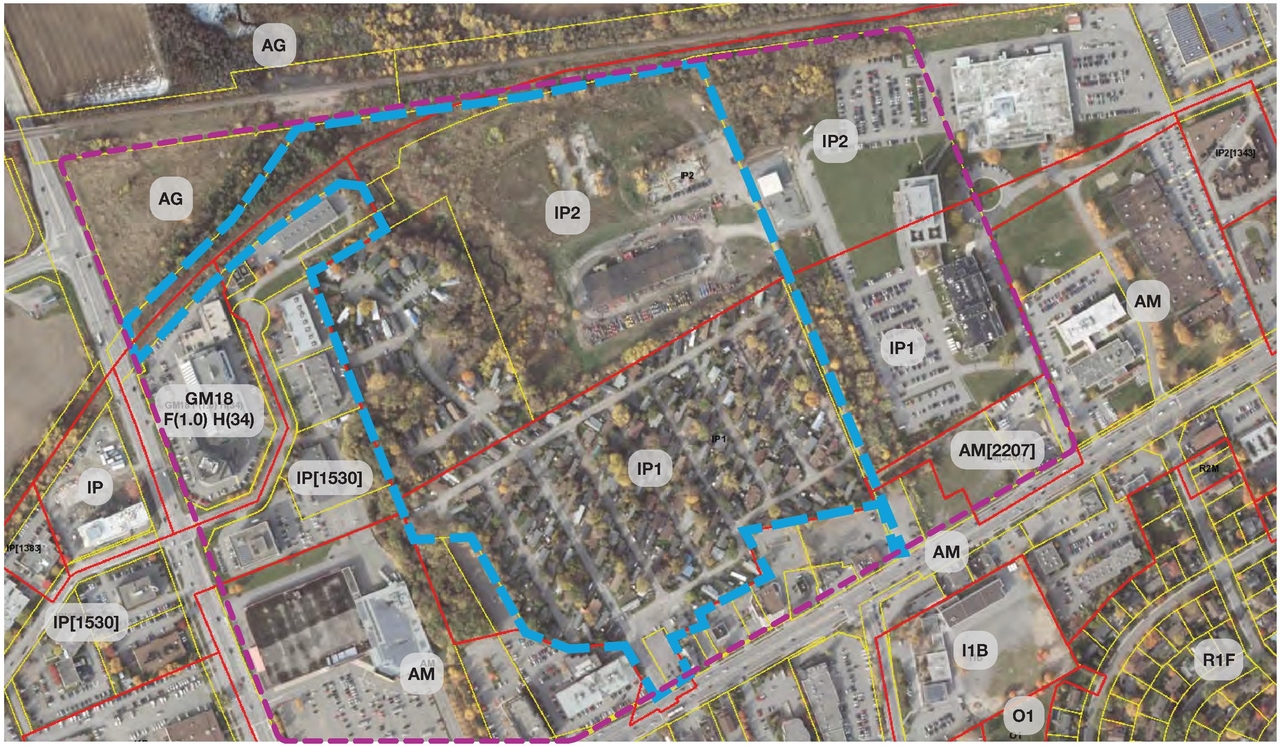 Construction site plan for project from page 4 of the file '2021-11-24 - Applicant UDRP Presentation - D01-01-21-0021'