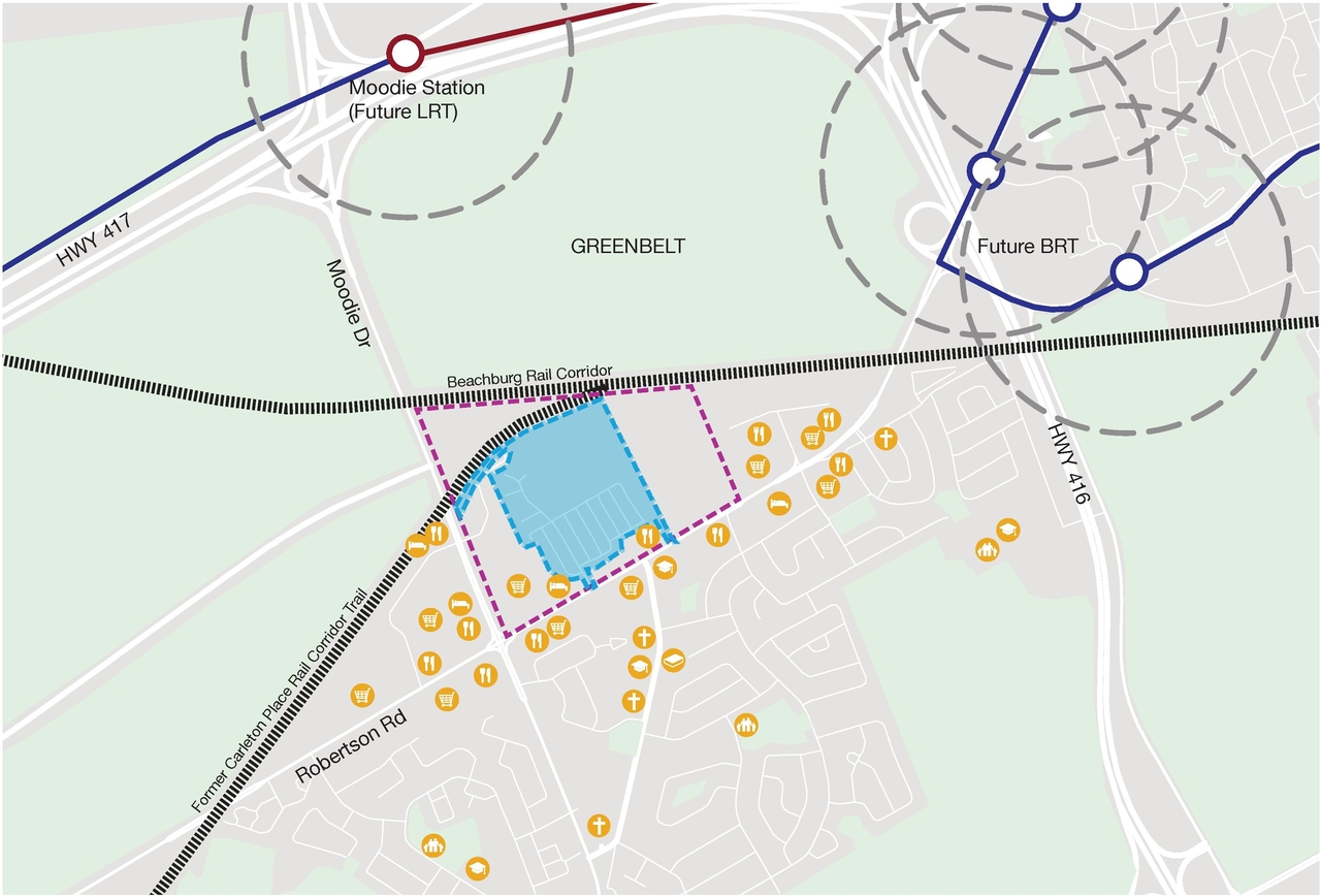 Construction site plan for project from page 8 of the file '2021-11-24 - Applicant UDRP Presentation - D01-01-21-0021'