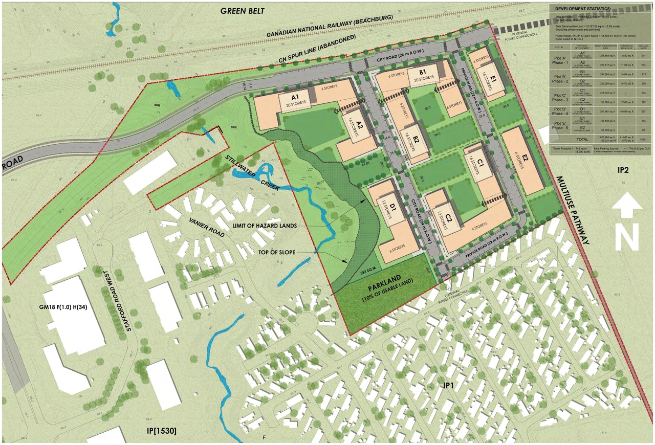 Construction site plan for project from page 21 of the file '2021-11-24 - Applicant UDRP Presentation - D01-01-21-0021'