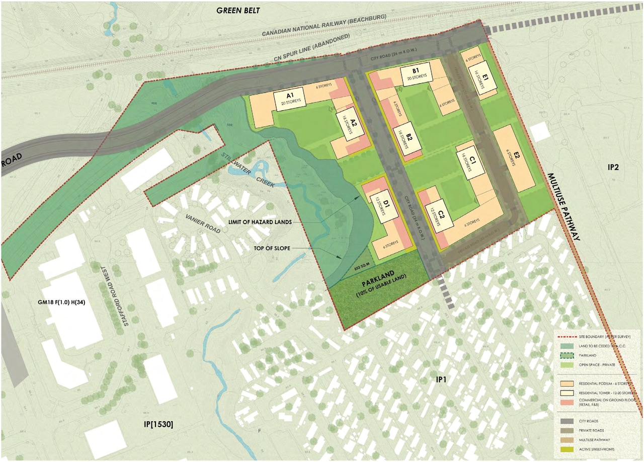 Construction site plan for project from page 22 of the file '2021-11-24 - Applicant UDRP Presentation - D01-01-21-0021'