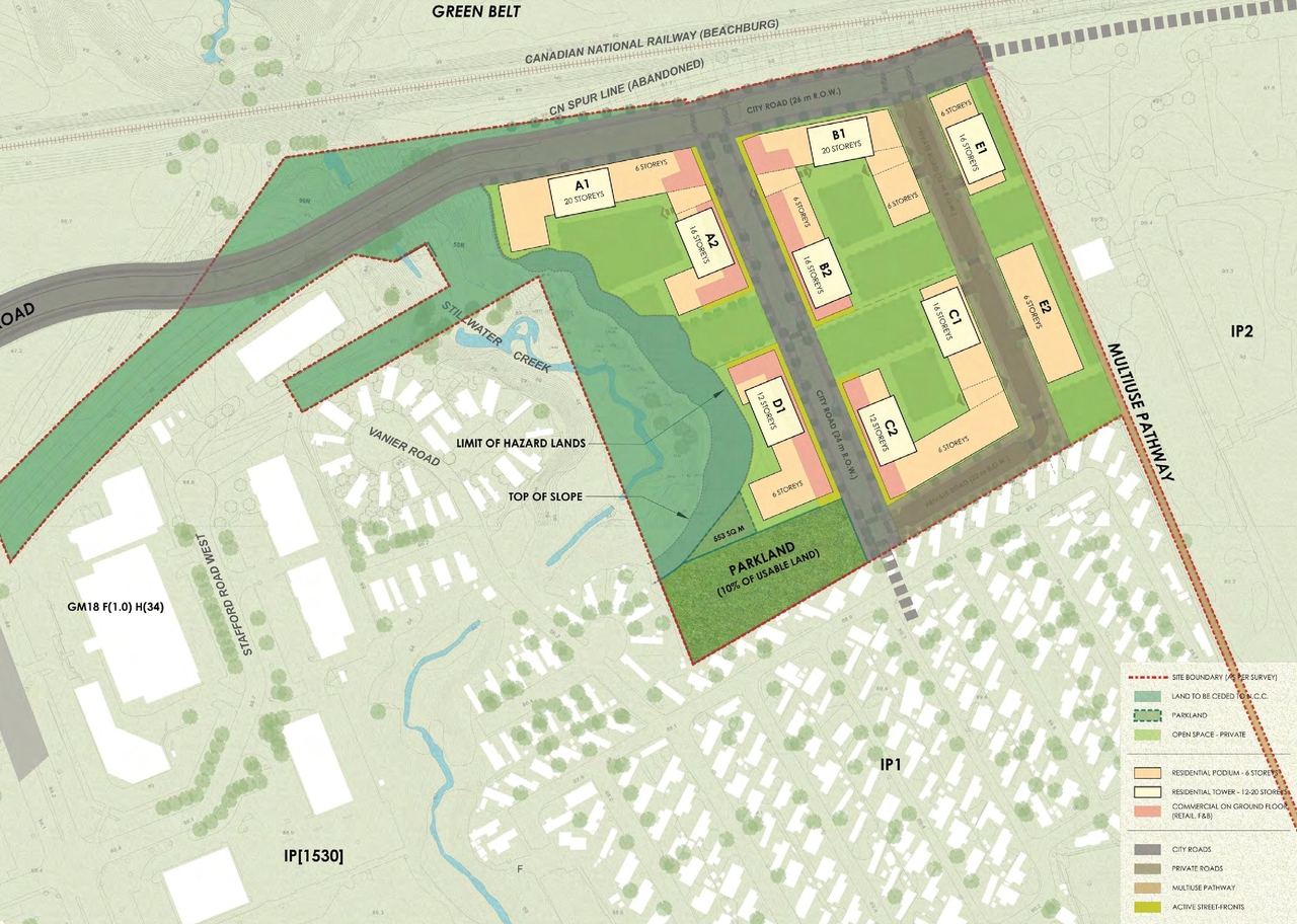 Construction site plan for project from page 22 of the file '2021-11-24 - Applicant UDRP Presentation - D01-01-21-0021'