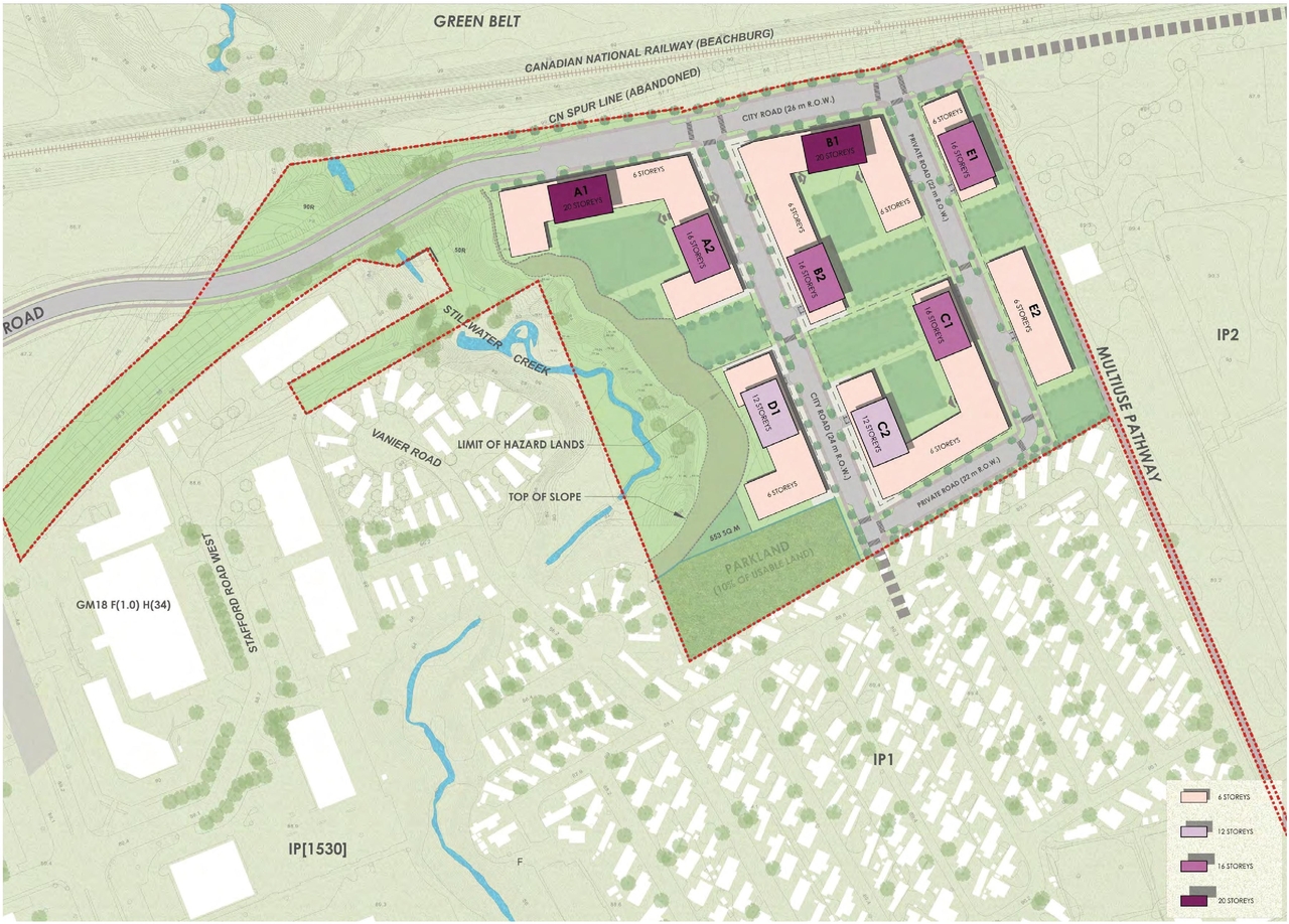 Construction site plan for project from page 23 of the file '2021-11-24 - Applicant UDRP Presentation - D01-01-21-0021'