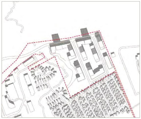 Construction site plan for project from page 33 of the file '2021-11-24 - Applicant UDRP Presentation - D01-01-21-0021'