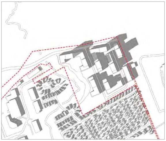 Construction site plan for project from page 33 of the file '2021-11-24 - Applicant UDRP Presentation - D01-01-21-0021'