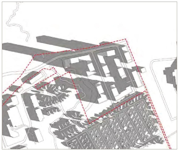 Construction site plan for project from page 33 of the file '2021-11-24 - Applicant UDRP Presentation - D01-01-21-0021'