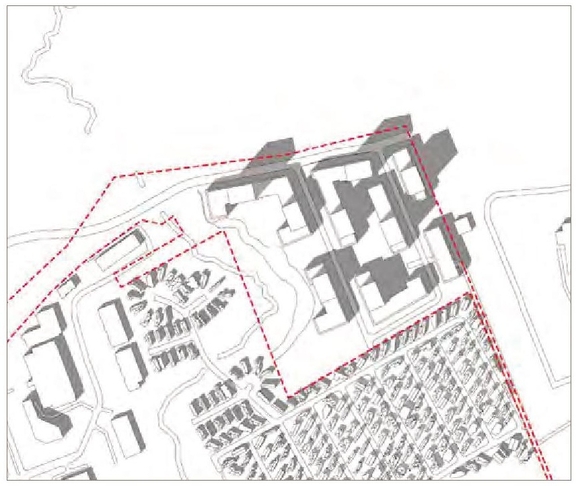 Construction site plan for project from page 33 of the file '2021-11-24 - Applicant UDRP Presentation - D01-01-21-0021'