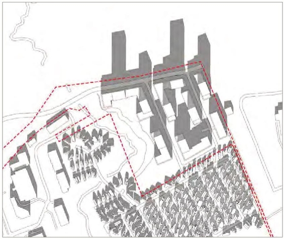 Construction site plan for project from page 34 of the file '2021-11-24 - Applicant UDRP Presentation - D01-01-21-0021'