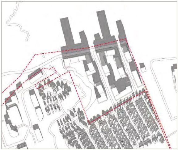 Construction site plan for project from page 34 of the file '2021-11-24 - Applicant UDRP Presentation - D01-01-21-0021'