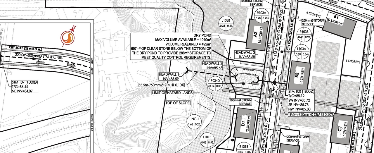 Construction site plan for project from page 36 of the file '2021-11-24 - Applicant UDRP Presentation - D01-01-21-0021'