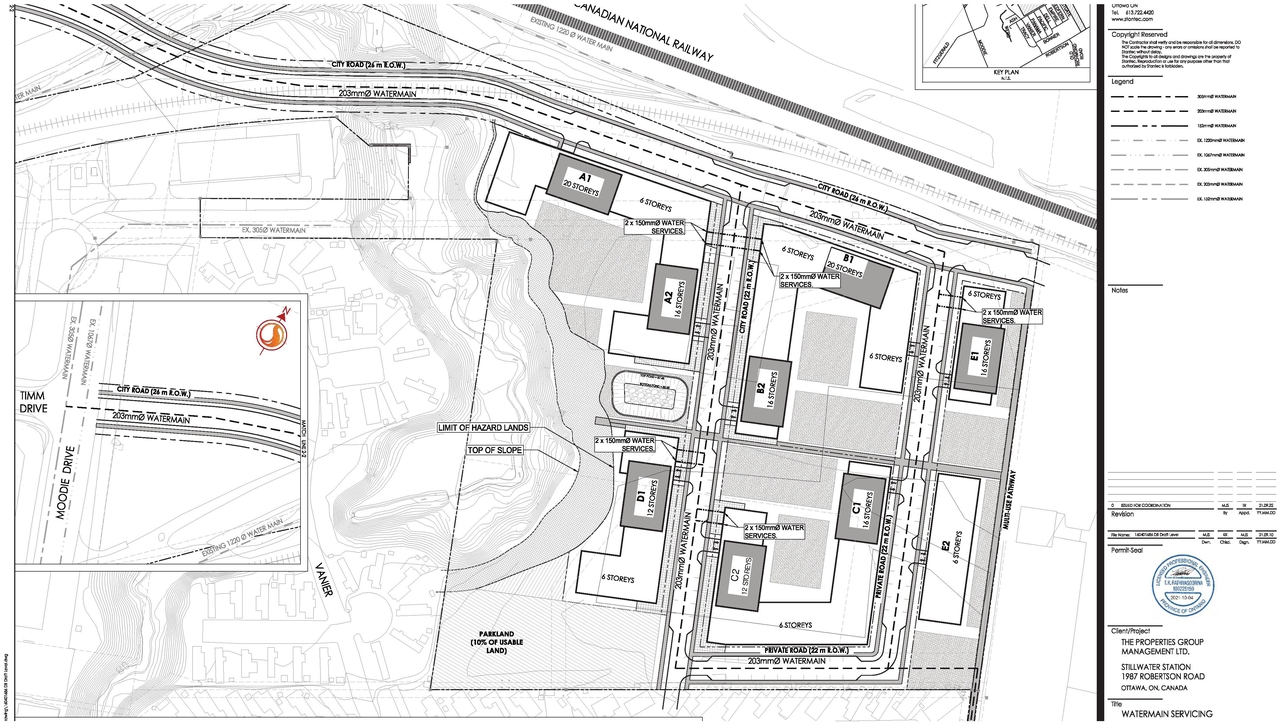 Construction site plan for project from page 38 of the file '2021-11-24 - Applicant UDRP Presentation - D01-01-21-0021'