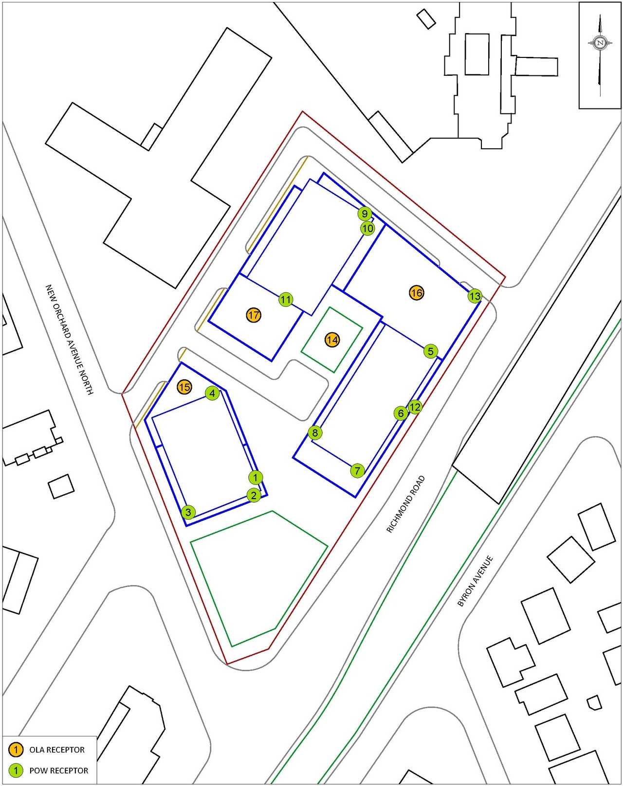 Construction site plan for project from page 58 of the file '2022-03-30 - UDRP Presentation - D01-01-22-0001'