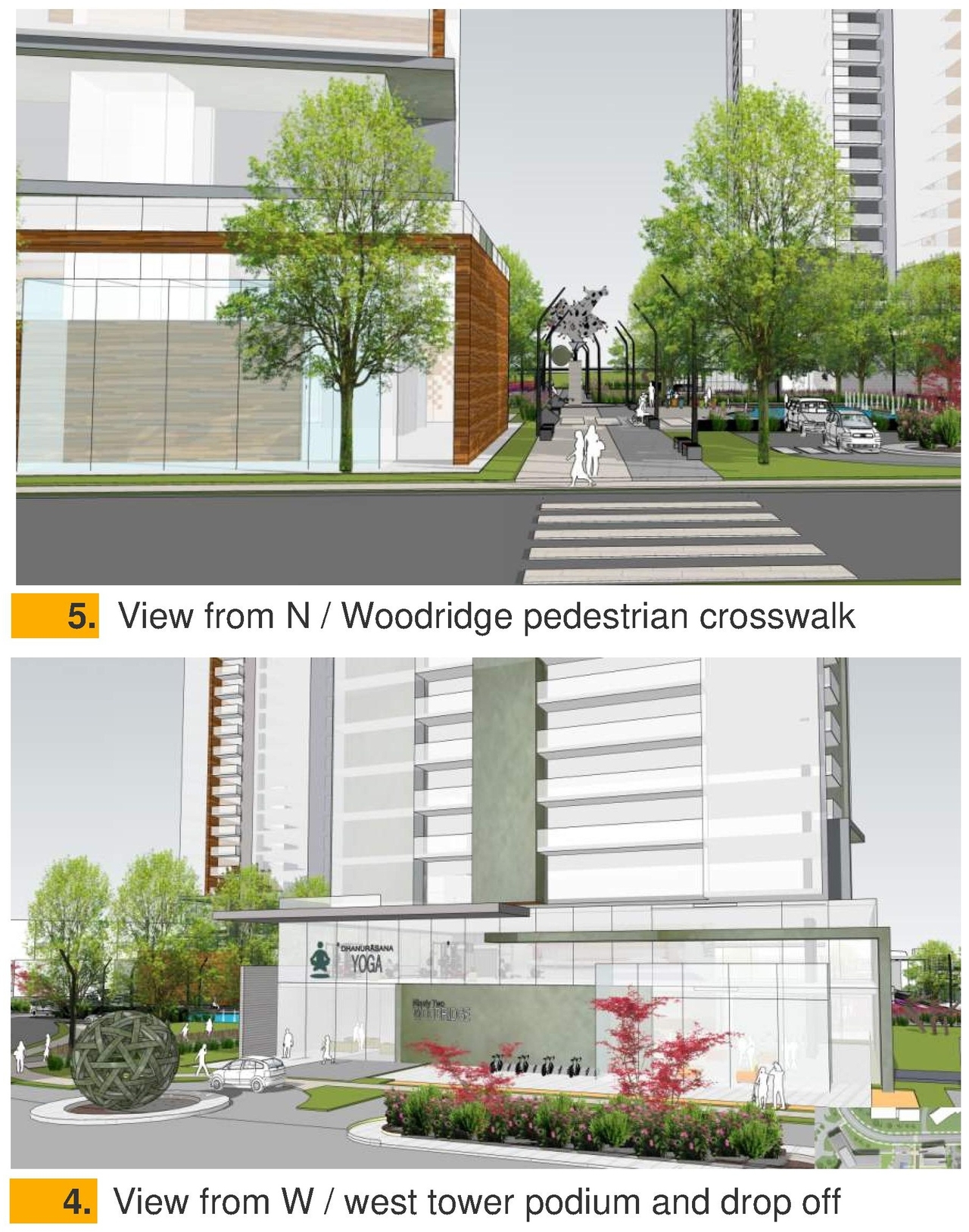 Rendering of building from page 5 of the file '2023-12-21 - Urban Design Review Drawing Package - D01-01-22-0004'