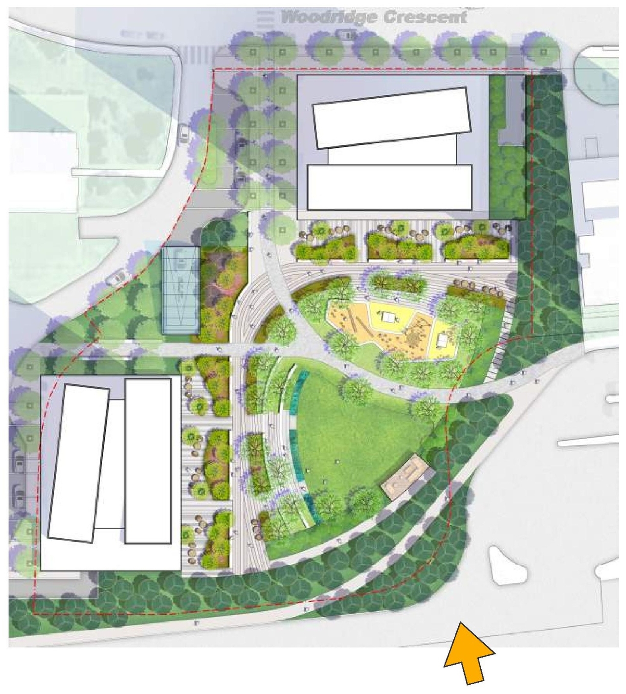 Construction site plan for project from page 13 of the file '2023-12-21 - Urban Design Review Drawing Package - D01-01-22-0004'