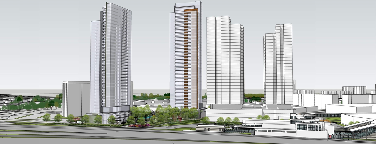 Rendering of building from page 32 of the file '2023-12-21 - Urban Design Review Drawing Package - D01-01-22-0004'
