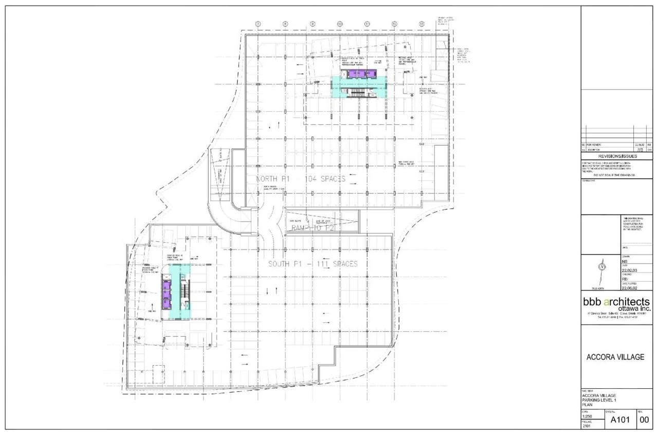 Construction site plan for project from page 6 of the file '2022-12-02 - Drawings and Design Studies - D01-01-22-0004'